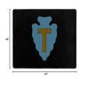 36th Infantry Division CSIB Area Rug 63x48in Rugs for Living Room Indoor Floor Non-Slip Rug Washable Large Rug Indoor Decorative Carpet Yoga Floor Mat view 2