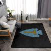 36th Infantry Division CSIB Area Rug 63x48in Rugs for Living Room Indoor Floor Non-Slip Rug Washable Large Rug Indoor Decorative Carpet Yoga Floor Mat view 3