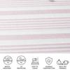 SAFAVIEH Washable Rug Outdoor Courtyard Collection - 6'7" Square, Ivory & Soft Pink, Non-Shedding & Easy Cleaning, Ideal for Patio, Backyard, Mudroom (CY8062-56212) view 4