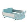 KitchenAid Compact Space Saving Rust Resistant Dish Rack with Removable Flatware Caddy and Angled Self Draining Drainboard, 12.63 x 15.87 x 5.54 Inch, Mineral Water view 1