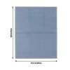 Efavormart 50 Pack | 2 Ply Soft Dusty Blue Dinner Party Paper Napkins, Wedding Reception Cocktail Beverage Napkins view 3