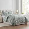 VCNY Home - Full/Queen Quilt Set, Pinsonic Bedding with Matching Pillow Shams, Dorm Room Essentials, Super Soft Home Decor (Province Green, 3-Piece) view 4