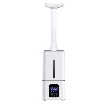 Industrial Humidifier Commercial Humidifier with wheels, 3.29 Gal Large Wholehouse Humidifier 645.83sq.ft Ultrasonic Cool Mist Humidifier, 3 Speed Mist Output Top Filling Humidifier (Color : Intellig