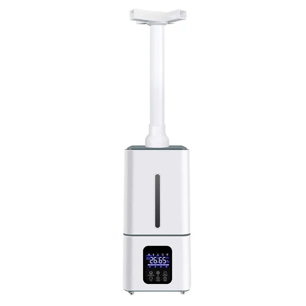 Industrial Humidifier Commercial Humidifier with wheels, 3.29 Gal Large Wholehouse Humidifier 645.83sq.ft Ultrasonic Cool Mist Humidifier, 3 Speed Mist Output Top Filling Humidifier (Color : Intellig