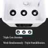 Industrial Humidifier Commercial Humidifier with wheels, 3.29 Gal Large Wholehouse Humidifier 645.83sq.ft Ultrasonic Cool Mist Humidifier, 3 Speed Mist Output Top Filling Humidifier (Color : Intellig view 3