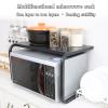 Kitchen Countertop Organizer Cabinet Shelf, Large Spice Racks Counter Shelf, Microwave Oven Rack Desktop Storage Organization for Kitchen, Office, Metal view 4