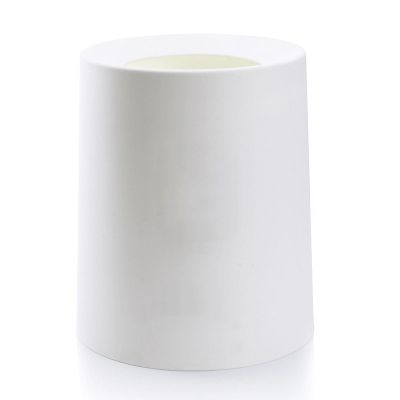 kliky Nordic Round Clamshell Trash can Home Living Room Bedroom Kitchen Bathroom Fawn with lid Paper Basket