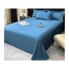 1-Piece Flat Sheet Premium Hotel Quality Luxury and Soft 500TC Long Staple Cotton Bedding Flat Sheet for Single/Twin Small Double/Full Queen King Bed ( Color : Blue , Size : 200x240cm+48x74cm x2 ) view 1