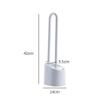 Home Magnetic Toilet Brush Set No Dead Angle Toilet Brush Household Long Handle Soft Hair Cleaning Brush Toilet Brush and Holder view 3