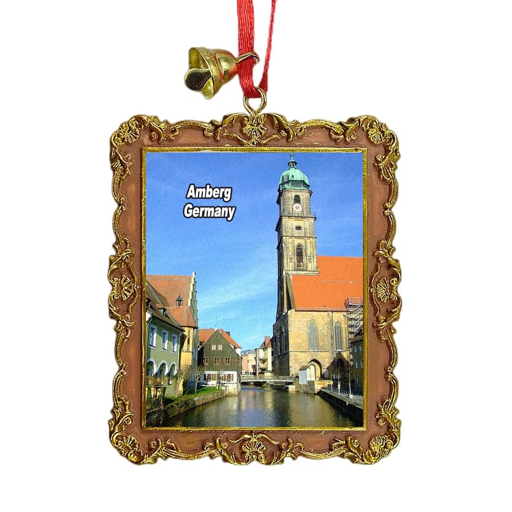 Amberg Germany Travel Souvenir Xmas Tree Ornament Hanging Pendant Home Christmas Party Decoration