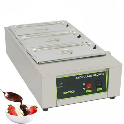 FUYAO Chocolate Melting Pot Professional Chocolate Tempering Machine Commercial Electric Chocolate Melting Heater Digital Control, Melts 8kg of Chocolate, 1000W