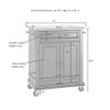 Ergode,Durable Hardwood Kitchen Island with Elegant Raised Panel Door & Drawer Front - Ample Storage Space & Adjustable Shelf Craftsmanship view 2