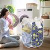 YUKILUKA Construction Vehical Truck Car Laundry Basket, Large Opening Collapsible Clothes Hampers, Laundry, Storage, Bathroom, Bedroom, Home Closet Clothes Basket, Custom 1st, 15X15X24IN view 3