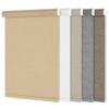 Sulugood Blackout Roller Shades for Windows Cordless Roller Blinds Linen Fabric Room Darkening Shades with Cassette Valance Thermal Insulated Window Shades for Home Door.Beige.30.5" Wx64 H view 1