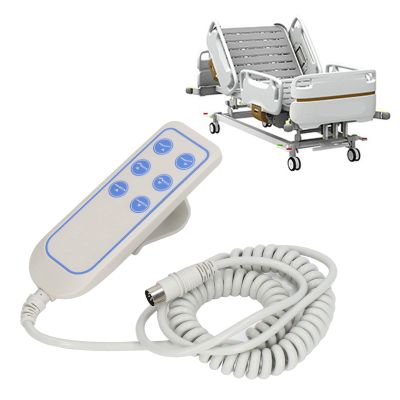 KELFEEAO PVC Lifting Bed Controller, Recliner Chair Hand Control, IP66 Waterproof Easy Operation for Smart Homes 8 Pin Plug Recliner Lift Chair Remote Hand Control