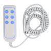 KELFEEAO PVC Lifting Bed Controller, Recliner Chair Hand Control, IP66 Waterproof Easy Operation for Smart Homes 8 Pin Plug Recliner Lift Chair Remote Hand Control view 3