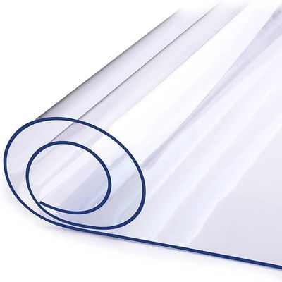 DSFHVBDD Clear Tablecloth Protector 22x30in, 1mm Transparent PVC Vinyl Waterproof Tablecloths, Customizable Transparent Tablecloth Wipeable Waterproof Table Cover Protector, for Kitchen Dinning