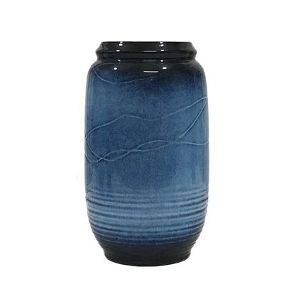 Mlaea Classical Ceramic Vase, Home Entrance Decorative Vase, Fake Flowers Dried Flowers Vase for Study Room Restaurant Hotel(Size:8.5 * 21CM,Color:B)