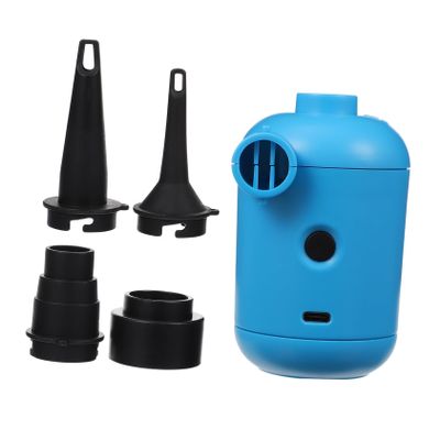 Ciieeo USB Air Pump for Inflatables Fast Inflate Deflate Nozzles for Rafts Beds and Pool Toys Compact and Lightweight Design for Travel Use