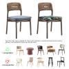 NONHAI 4 PCS Chair Covers Seat Set Marine Pattern Elastic Dining Chair Cover Washable Chair Seat Protector Soft Removable Stretch Slipcover for Dining Chairs Covers view 2