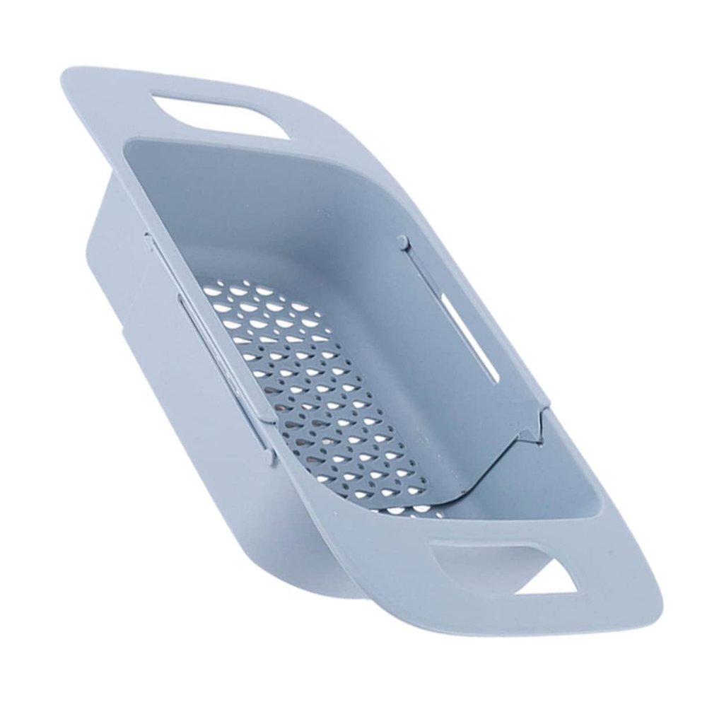 MAGICLULU over Sink Dish Drying Rack Telescopic Drain Rack Fruit Storage Basket Lightweight Easy Cleaning