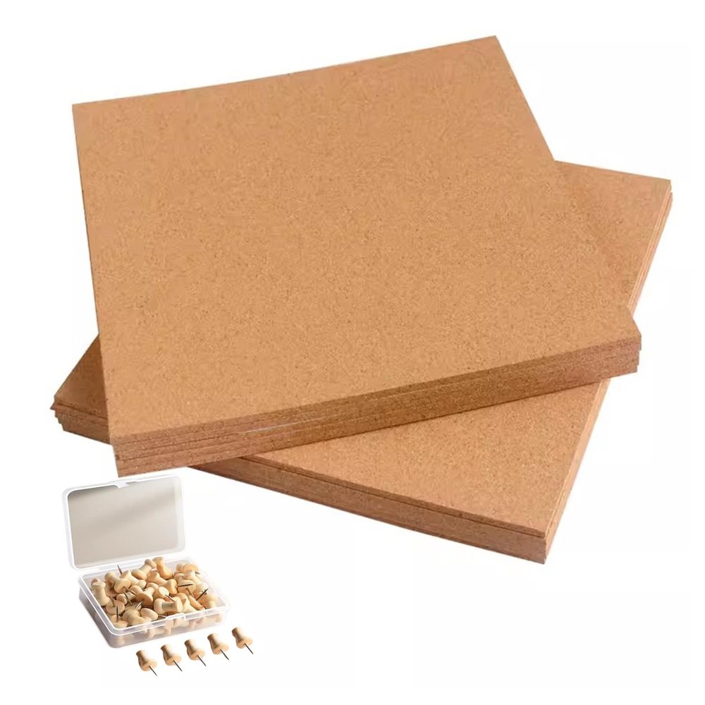 Cork Roll Self-Adhesive Cork Board 1/4inch Thick, DIY Cork Wall Decorative Board Easy to Cut, for Drawer Linings School Livingroom