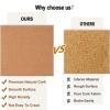 Cork Roll Self-Adhesive Cork Board 1/4inch Thick, DIY Cork Wall Decorative Board Easy to Cut, for Drawer Linings School Livingroom view 3