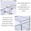 Adjustable Multi-Functional Shelving Unit, Wire Shelving Unit Commercial, for Kitchen Bathroom Book Storage Shelf Table Rack() view 4