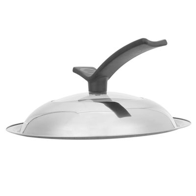 Cabilock Visible Pot Cover Stainless Steel Pan Lid Vent Frying Pan Glass Lid Cookware Glass Cover