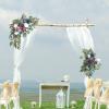 PRTECY Artificial Wedding Floral Swag,Wedding Arch Flowers Kit Hanging Wedding Welcome Signs for Backdrop Floral Arrangement Party Outdoor Decor(Blue) view 2