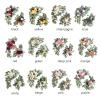 PRTECY Artificial Wedding Floral Swag,Wedding Arch Flowers Kit Hanging Wedding Welcome Signs for Backdrop Floral Arrangement Party Outdoor Decor(Blue) view 3