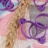 Ciieeo 48pcs Cake Decorating Icing Bag Sealing Rings for Easy Piping and Non-leaking Cream Bag Clips for Baking Pastry and Frosting Decor view 3