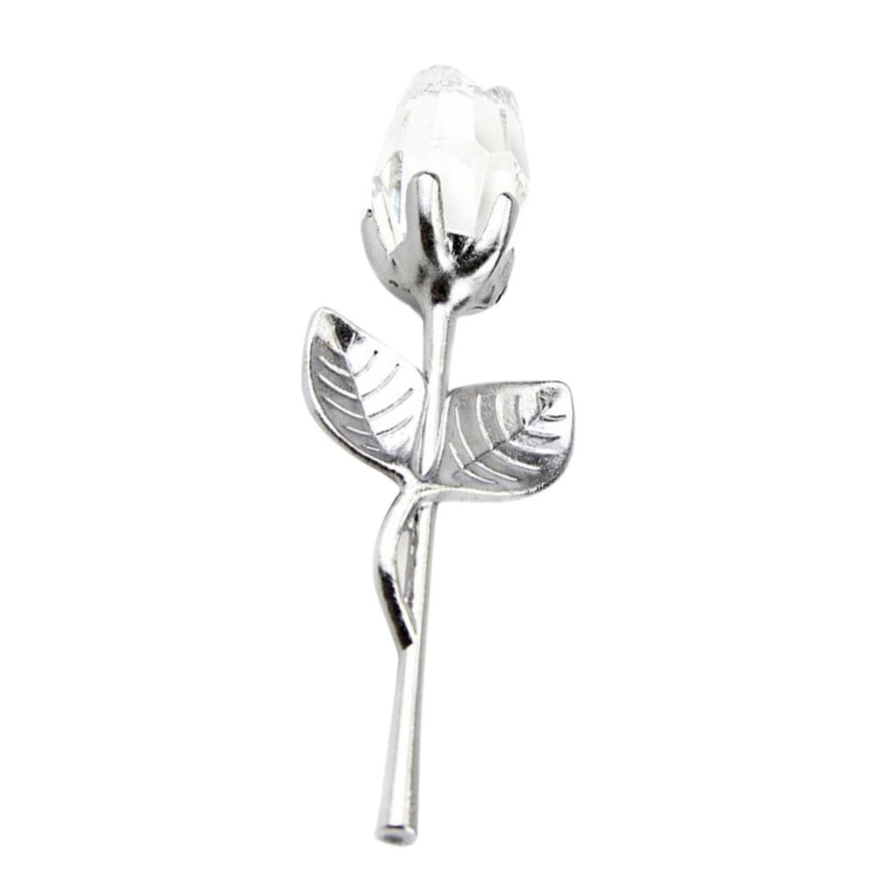 Ciieeo Crystal Rose Handle Elegant Festival Ornament for Home and Gifting Crystal Collection for Romantic Occasions and Special Events