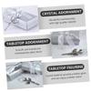 Ciieeo Crystal Rose Handle Elegant Festival Ornament for Home and Gifting Crystal Collection for Romantic Occasions and Special Events view 4