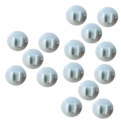 Cabilock 3sets Mini Suction Cup Rice Spoon Holder Storage Rack Kitchen Utensil Organizer for Soup Spoons 5pcs*3