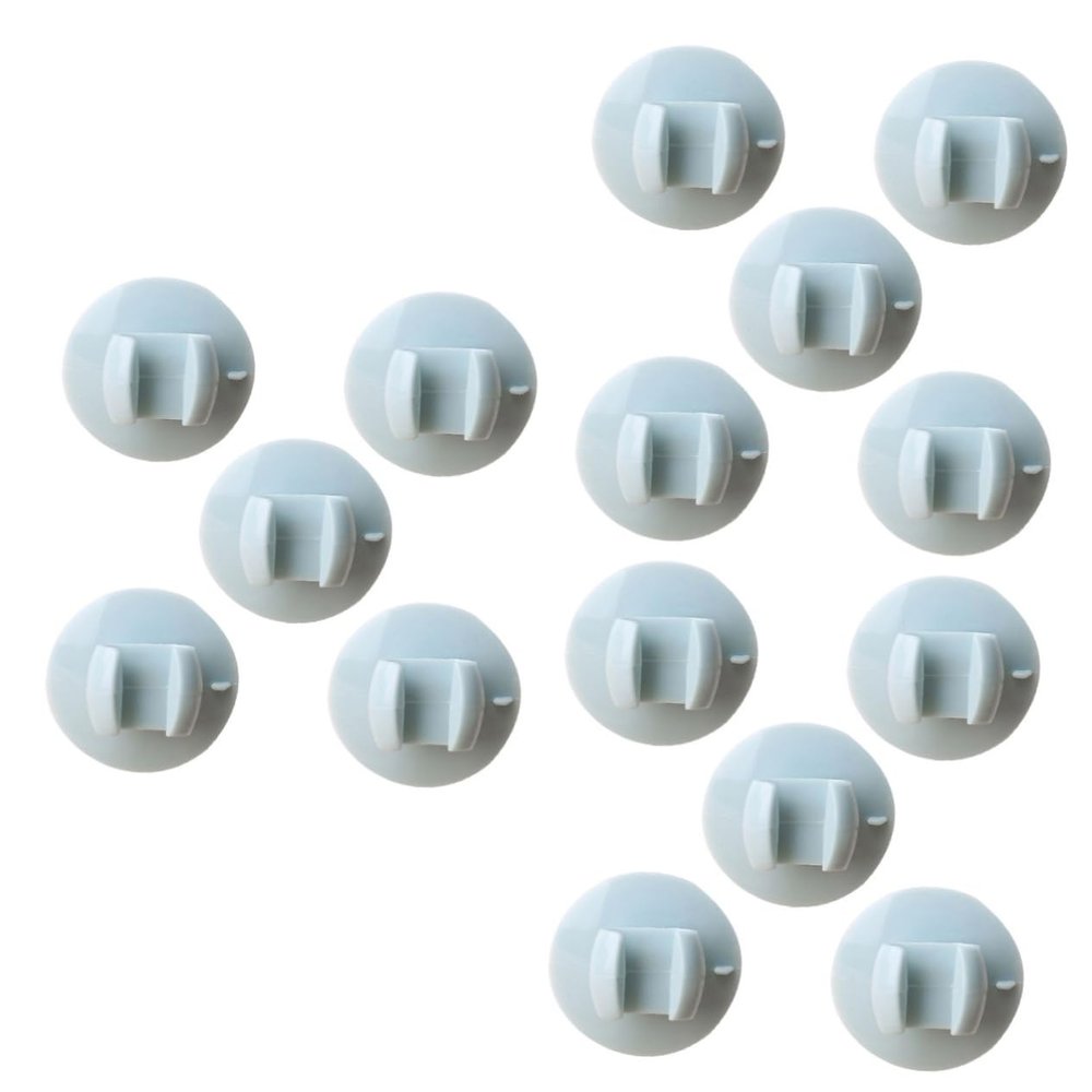 Cabilock 3sets Mini Suction Cup Rice Spoon Holder Storage Rack Kitchen Utensil Organizer for Soup Spoons 5pcs*3