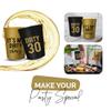 Dirty 30 Birthday Party Stadium Cups & Can Coolers with 1 Gold "It's My Dirty 30" Cup & Can Cooler, Set of 12, 16oz view 4