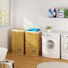 Full Fabric Laundry Basket with Lid, Large Laundry Hamper with Handle Removable Bag, Collapsible Clothes Hamper Organize, For Change of Clothes Toys Towels view 3