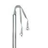 Wand (2 pcs) for extra long curtains/drapes Heavy Duty Aluminium Drapery Pull Rod with Metal Snap (100" pole with 30" rope for 16-18 ft long curtains) view 1