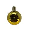 1.5 Inch Shiny, Matte and Glitter Gold Christmas Ball Ornaments 20 Piece Set view 3