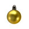 1.5 Inch Shiny, Matte and Glitter Gold Christmas Ball Ornaments 20 Piece Set view 4