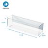 iDesign Magnetic Medium Clear Plastic Organizer Bins for Laundry Room Storage view 2