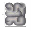 Modern Abstract Shaped Designer Area Rug 3x5 Ombre Grey Irregular Rugs for Livingroom Nursery Bedroom Lux Art Decor Farmhouse Office Kitchen Indoor Floor Carpet Mat view 2