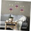 Cabilock 3pcs Hexagon Wall Storage Rack Iron Craft Hanging Shelf for Living Room Bedroom and Study Unique Combination Decorative Organizer view 4