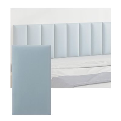 XLIHAWY 3D Anti-Collision Wall Sticker, Peel and Stick Playroom Decorative Protection Padding, Soundproof Headboard Upholstered for Home Bedroom
