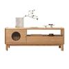 EQUALIZE Small Coffee Table Solid Wood Coffee Table Chinese Tea Table Nordic Household Small Apartment Tea Table Modern Coffee Table Side Table view 1