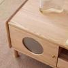 EQUALIZE Small Coffee Table Solid Wood Coffee Table Chinese Tea Table Nordic Household Small Apartment Tea Table Modern Coffee Table Side Table view 3