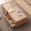 EQUALIZE Small Coffee Table Solid Wood Coffee Table Chinese Tea Table Nordic Household Small Apartment Tea Table Modern Coffee Table Side Table view 4