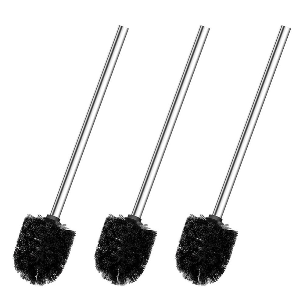 HyKab Toilet Brush Set 3Pcs Toilet Brush Head Replacement Toilet Bowl Brush Head Toilet Bowl Cleaning Brushes Toilet Scrubber Brush Wand for Toilet Bathroom Home Supplies Brushes
