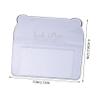 jojofuny 3pcs Toilet Seat Lifter Handle Sticky Toilet Lid Lifter for Convenient Bathroom Use Cute Design Transparent Blue Easy to Open Portable Fits Lids view 2